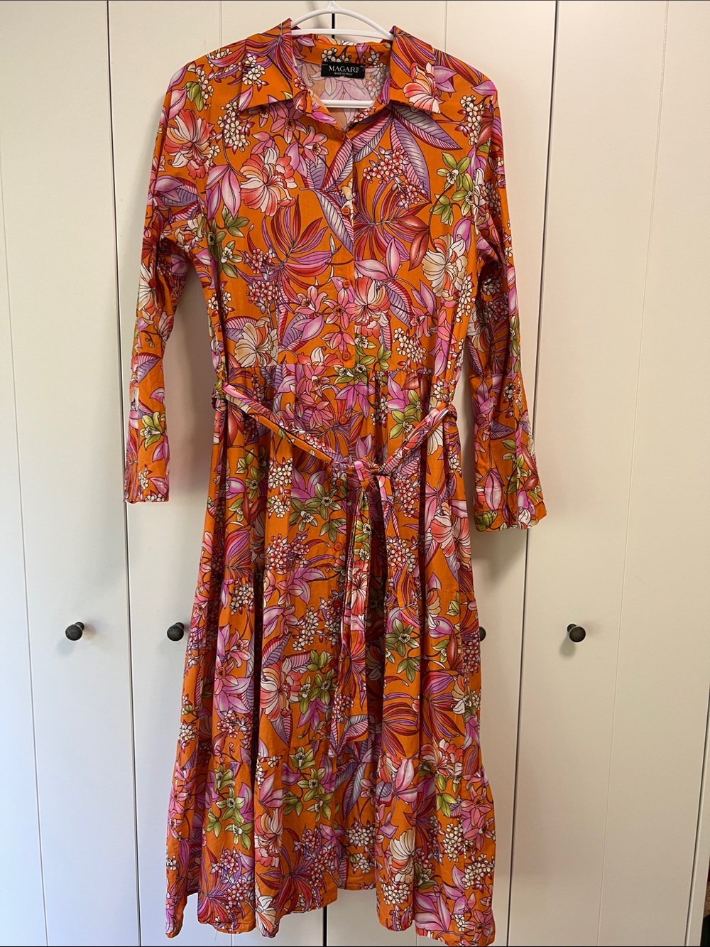 Magari made in Italy floral cotton dress s/M